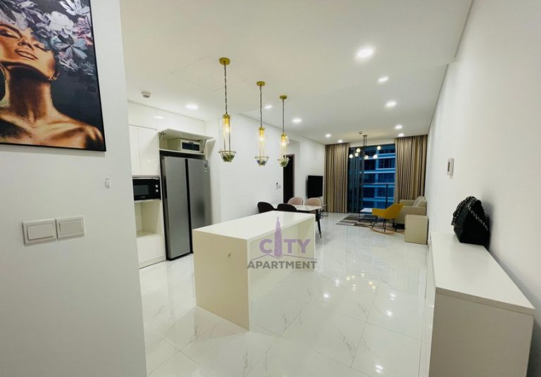 Cho thuê căn hộ 2PN tòa Golden House Sunwah Pearl, view hồ bơi, tầng thấp
