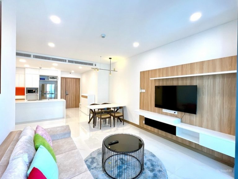 Cho thuê Sunwah Pearl 2 phòng ngủ, tầng trung, nhà full nội thất, view sông