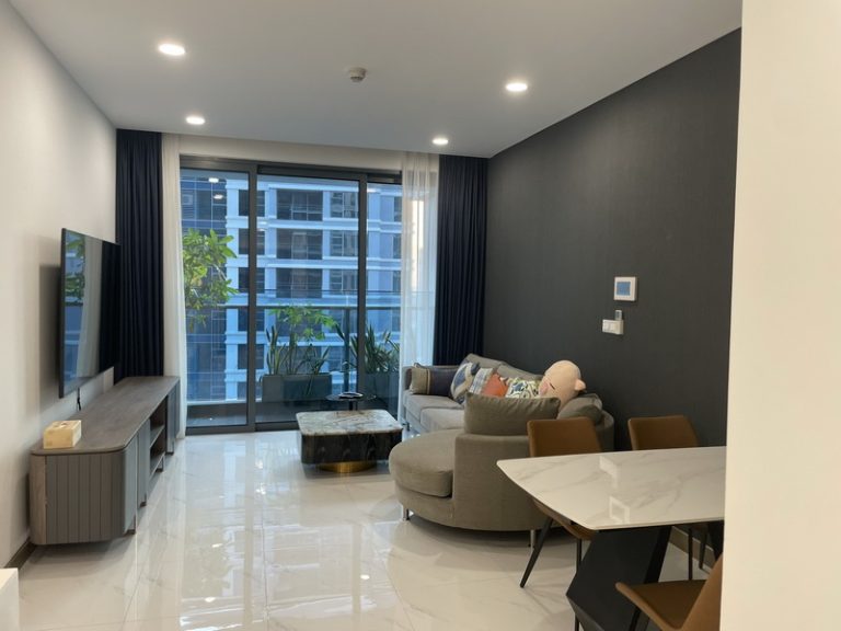 Căn hộ 2 phòng ngủ Sunwah Pearl cho thuê, nội thất sang trọng